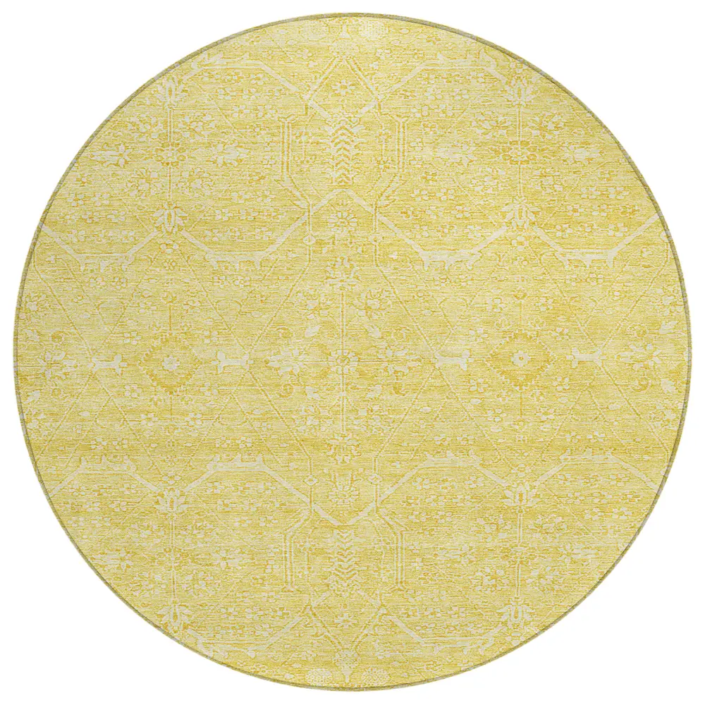 Chantille ACN1224 Gold 8' x 8' Rug
