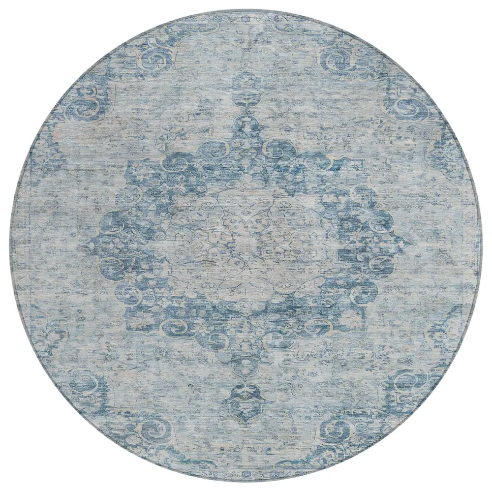 Chantille ACN1238 Blue 8' x 8' Rug