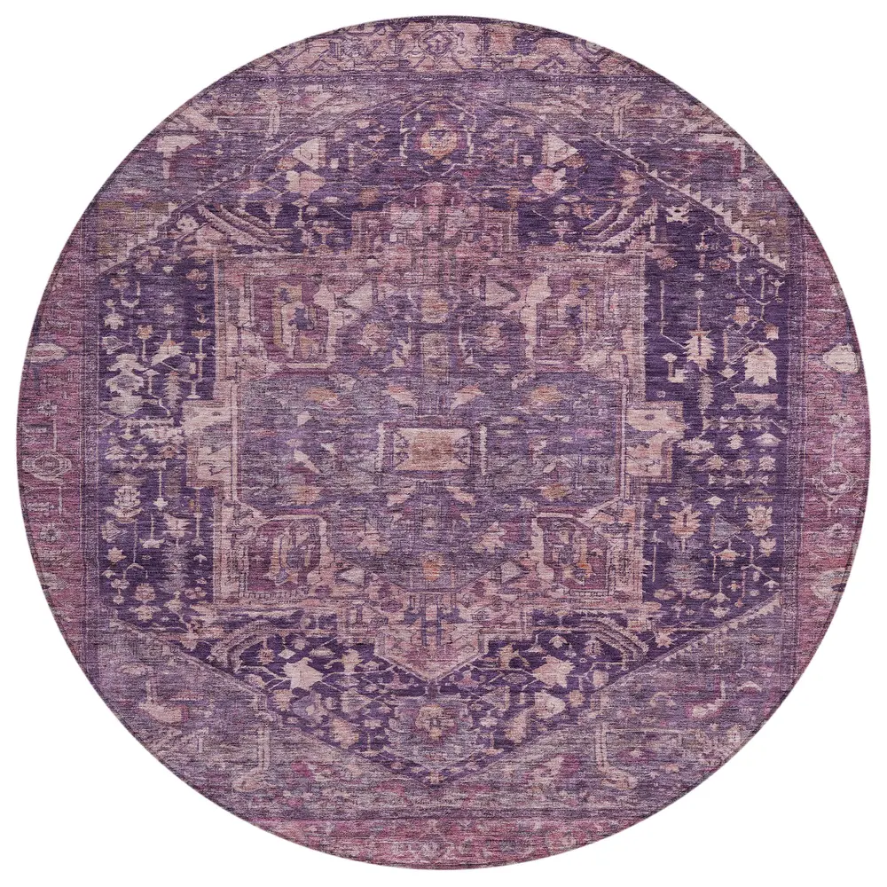 Chantille ACN1240 Eggplant 8' x 8' Rug