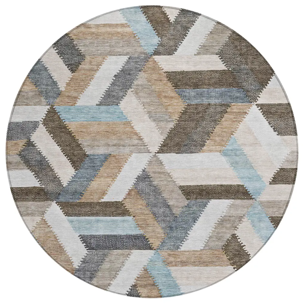 Chantille ACN1241 Brown 8' x 8' Rug