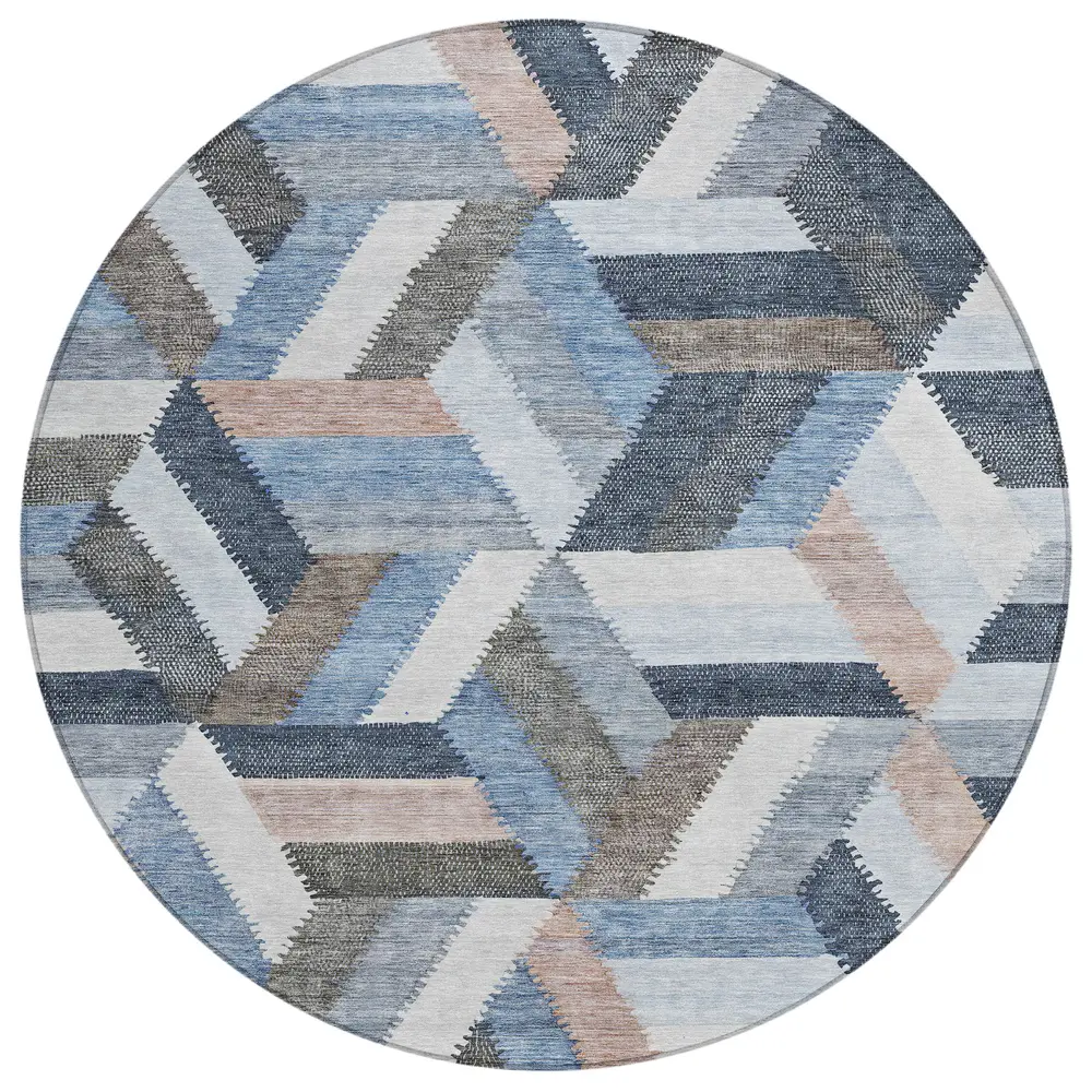 Chantille ACN1241 Blue 8' x 8' Rug
