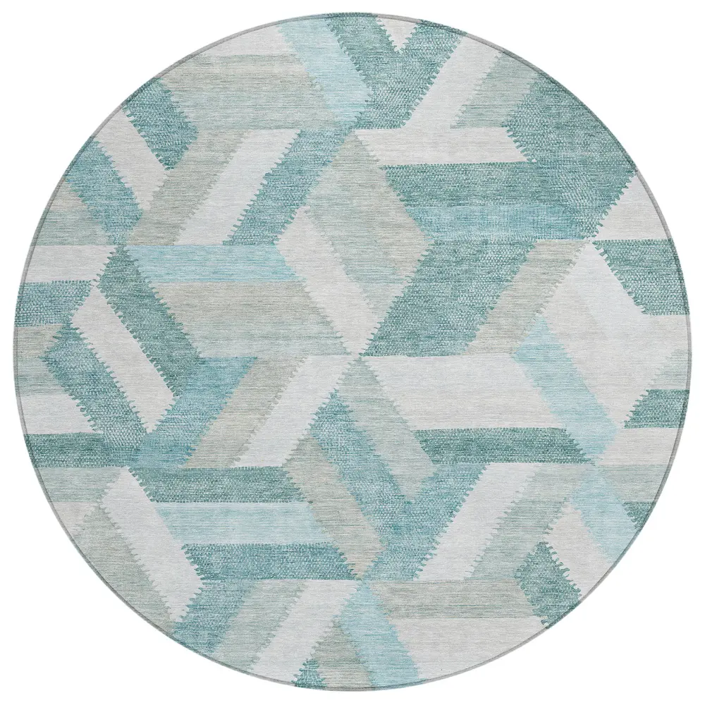 Chantille ACN1241 Teal 8' x 8' Rug