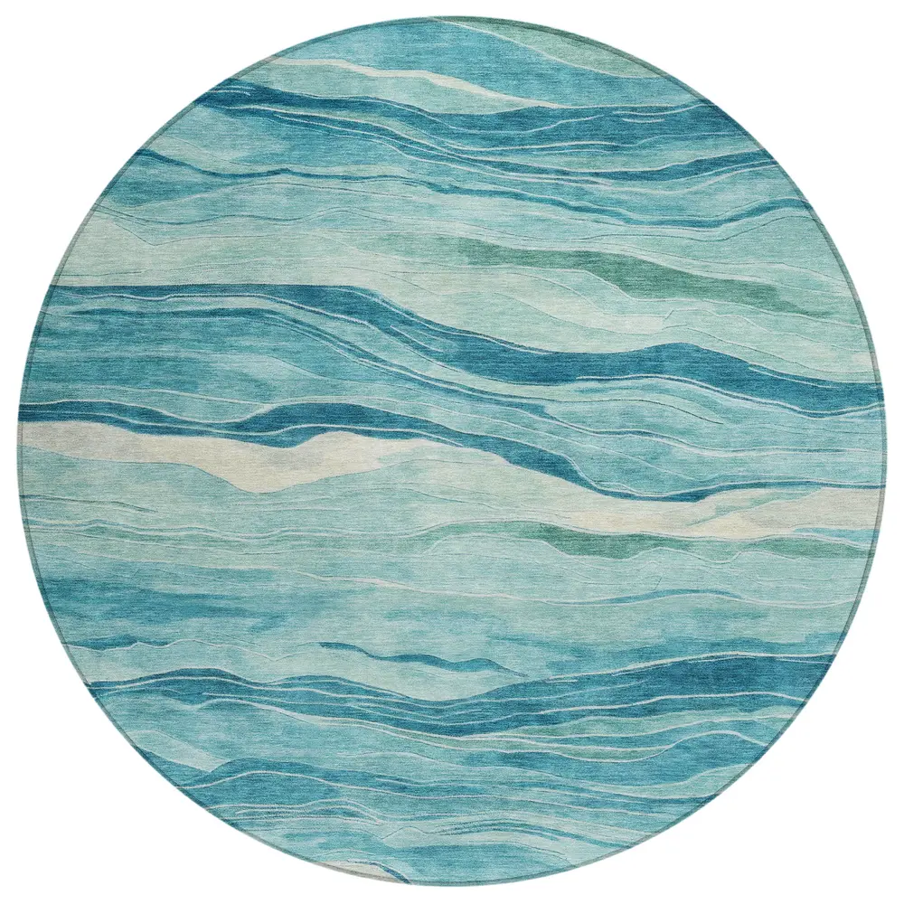 Chantille ACN1251 Turquoise 8' x 8' Rug