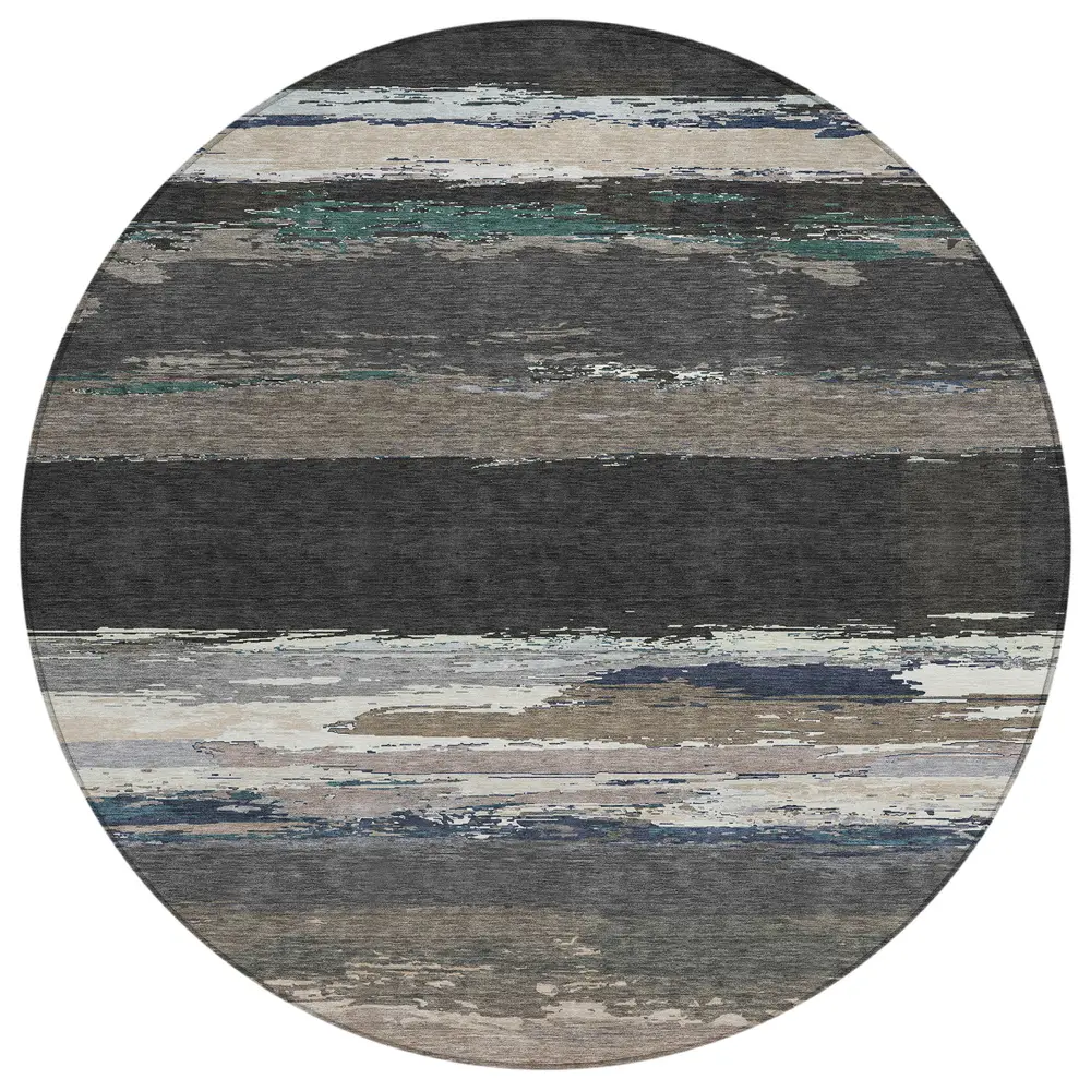 Chantille ACN1280 Black 8' x 8' Rug