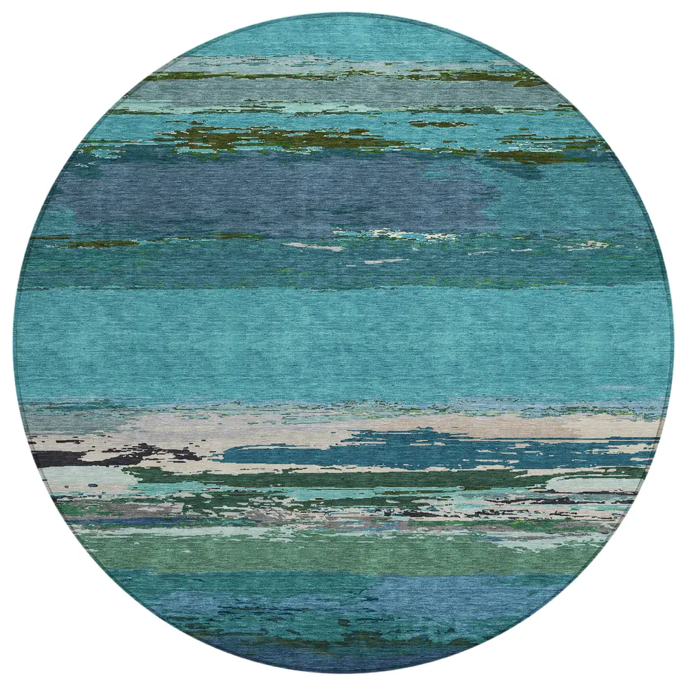 Chantille ACN1285 Teal 8' x 8' Rug