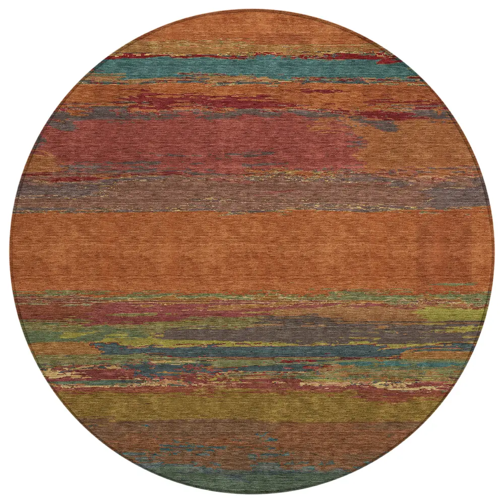 Chantille ACN1286 Terracotta 8' x 8' Rug