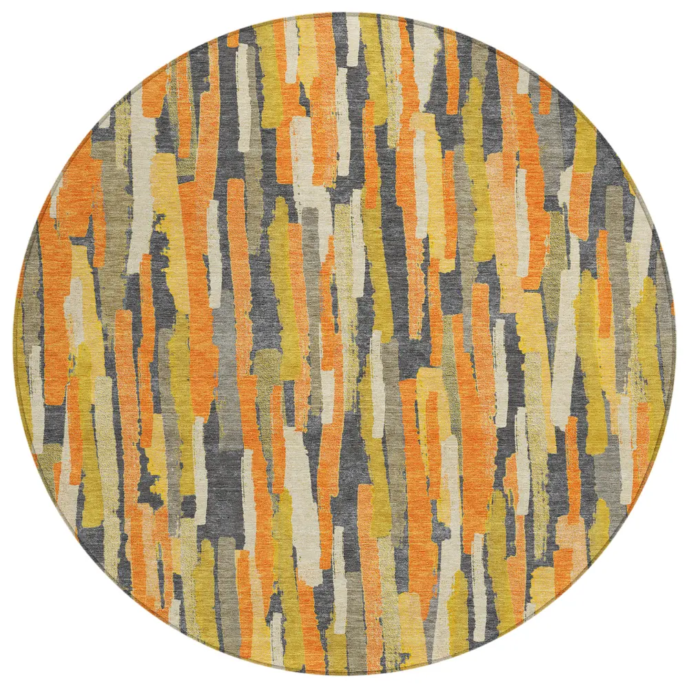 Chantille ACN1317 Orange 8' x 8' Rug