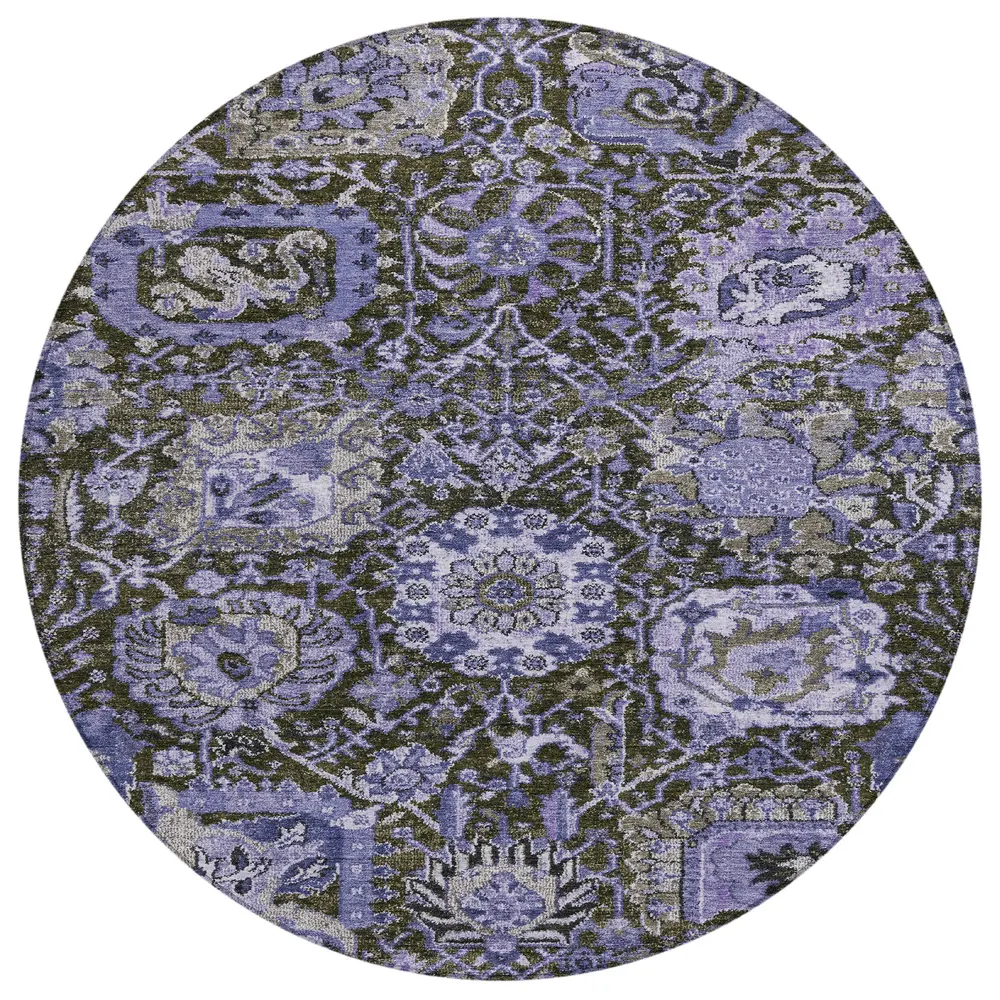 Chantille ACN1323 Purple 8' x 8' Rug
