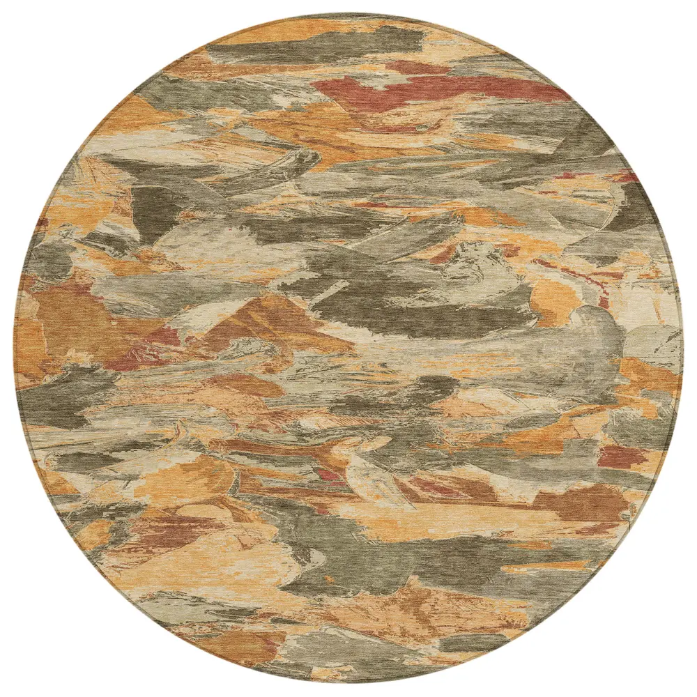Chantille ACN1345 Copper 8' x 8' Rug