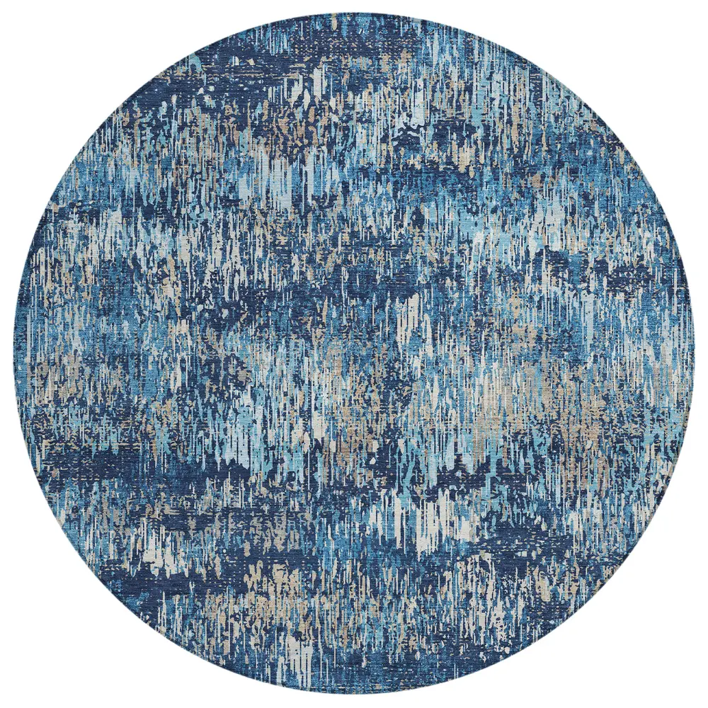 Chantille ACN1380 Navy 8' x 8' Rug