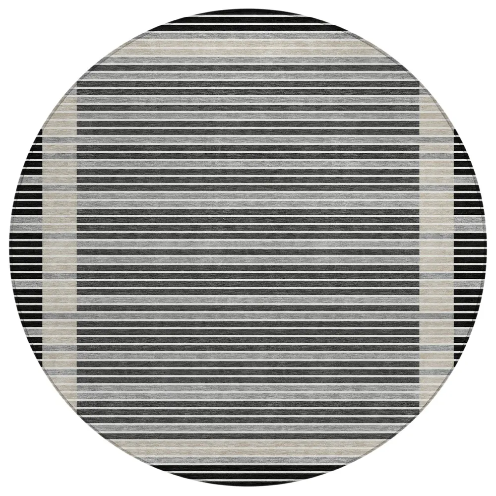 Chantille ACN1399 Black 8' x 8' Rug