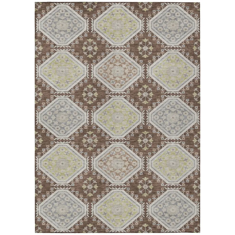 Chantille ACN1444 Chocolate 5' x 7'6