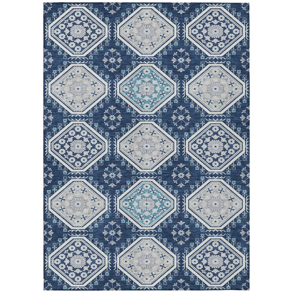 Chantille ACN1447 Navy 3' x 5' Rug