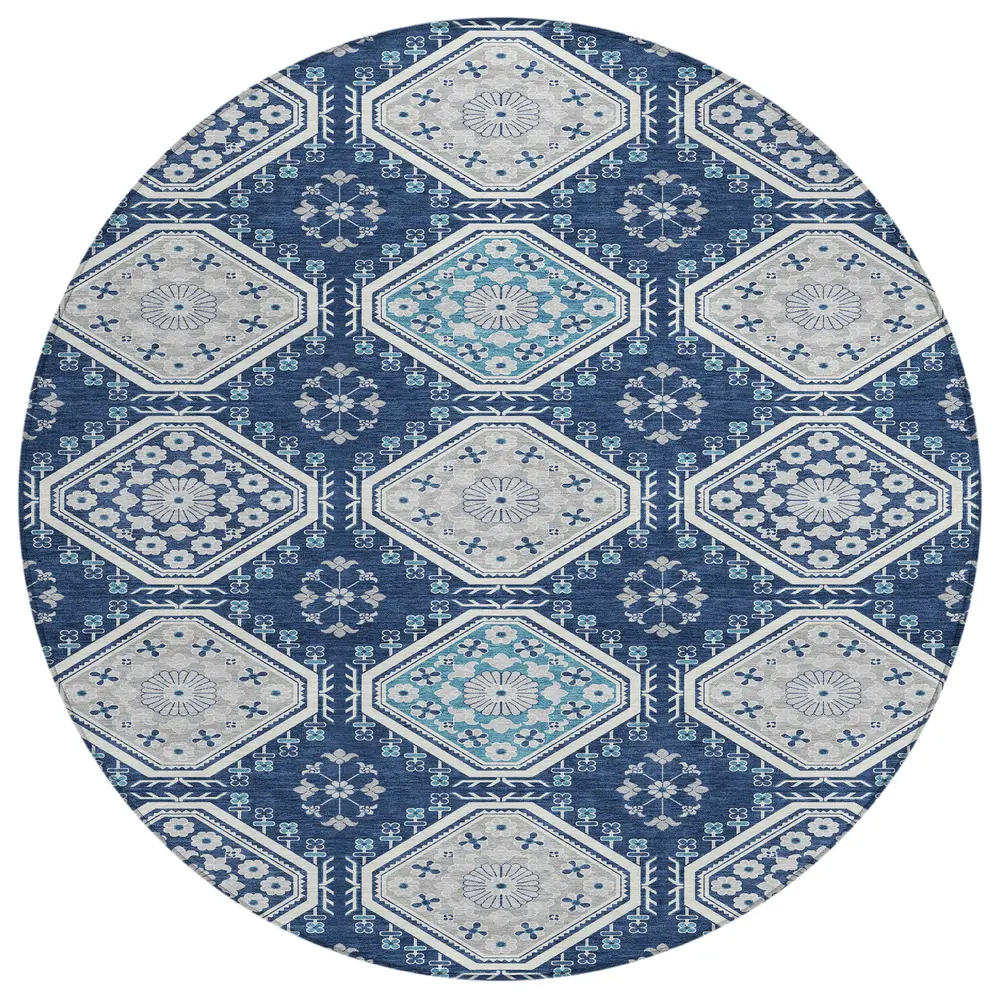 Chantille ACN1447 Navy 8' x 8' Rug
