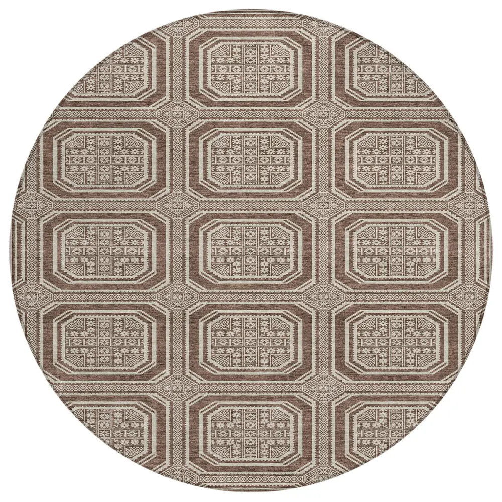 Chantille ACN1453 Brown 8' x 8' Rug