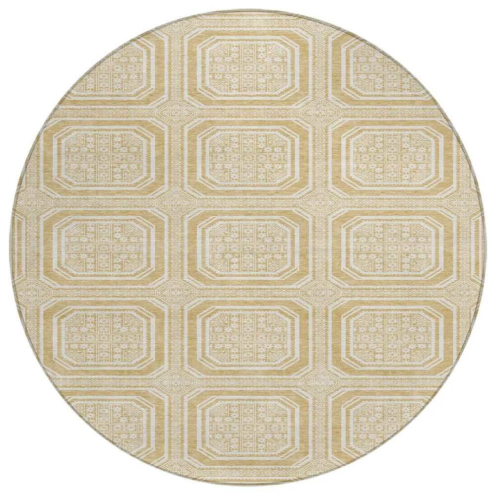 Chantille ACN1455 Gold 8' x 8' Rug