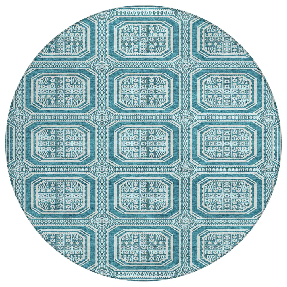 Chantille ACN1463 Teal 8' x 8' Rug