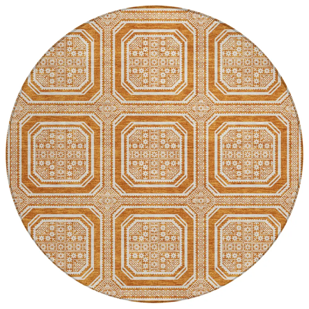 Chantille ACN1464 Terracotta 8' x 8' Rug