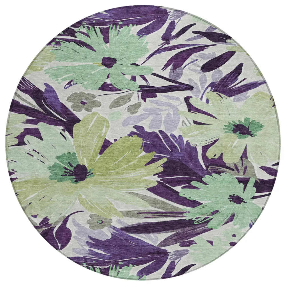 Chantille ACN1485 Purple 8' x 8' Rug