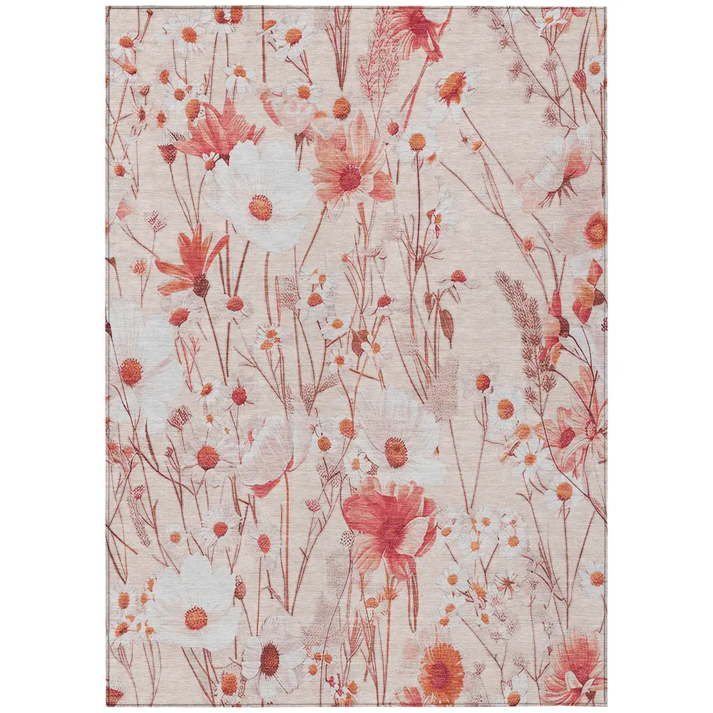 Chantille ACN1504 Salmon 3' x 5' Rug