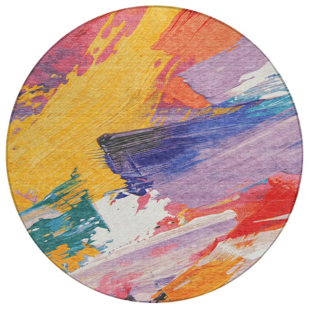 Chantille ACN1512 Gold 8' x 8' Rug