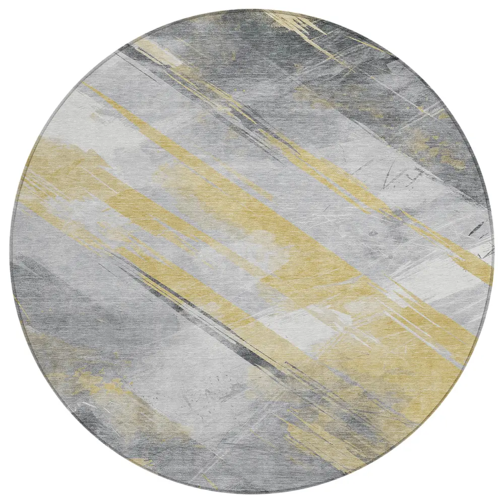 Chantille ACN1536 Gold 8' x 8' Rug
