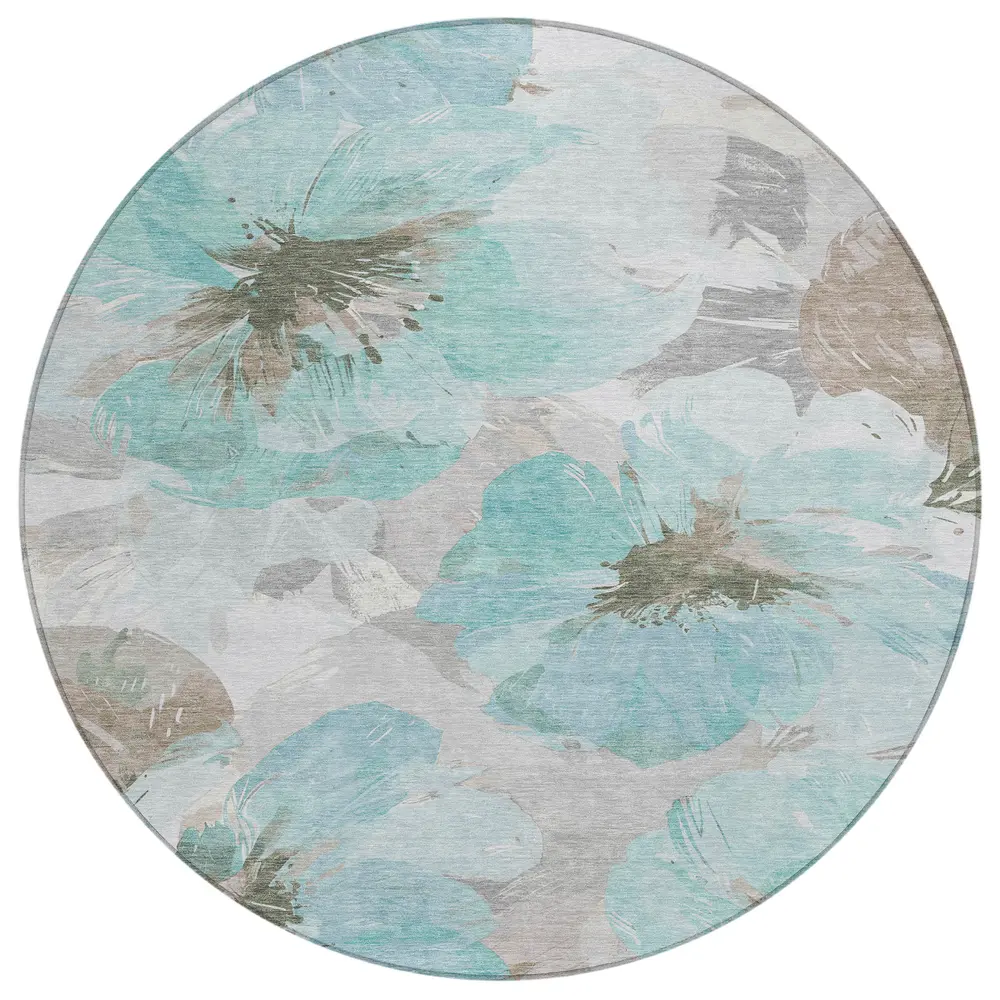 Chantille ACN1558 Teal 8' x 8' Rug
