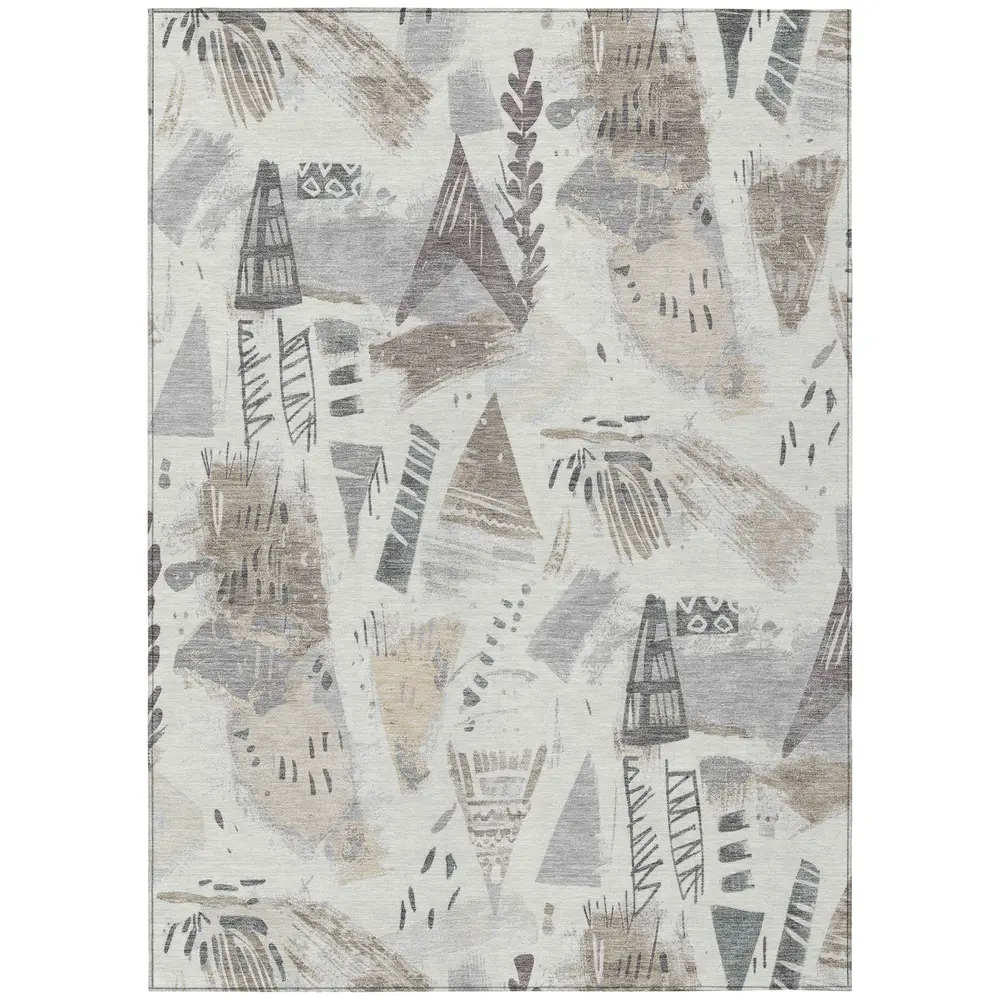 Chantille ACN1576 Linen 3' x 5' Rug