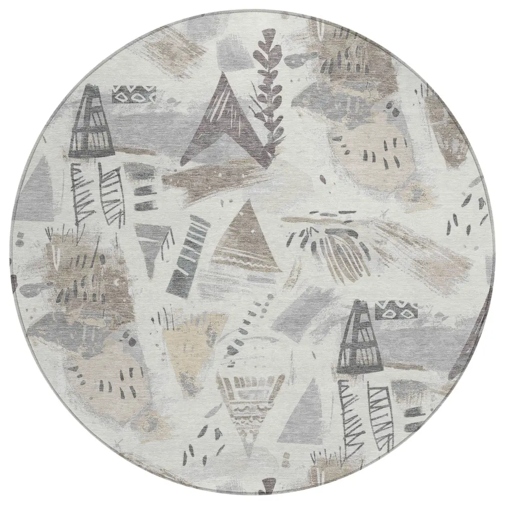 Chantille ACN1576 Linen 8' x 8' Rug