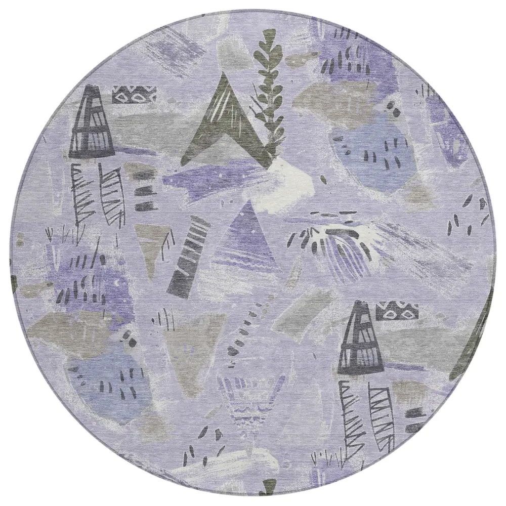 Chantille ACN1577 Lavender 8' x 8' Rug