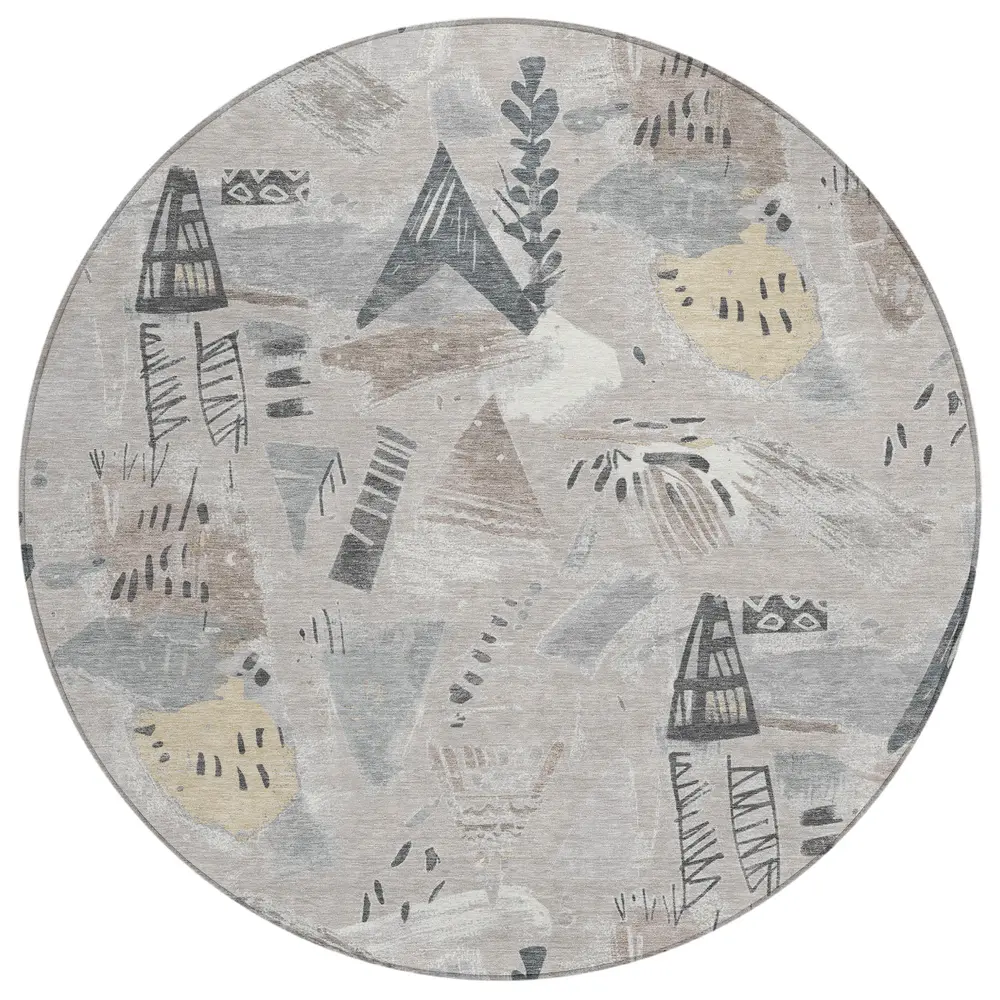 Chantille ACN1580 Taupe 8' x 8' Rug