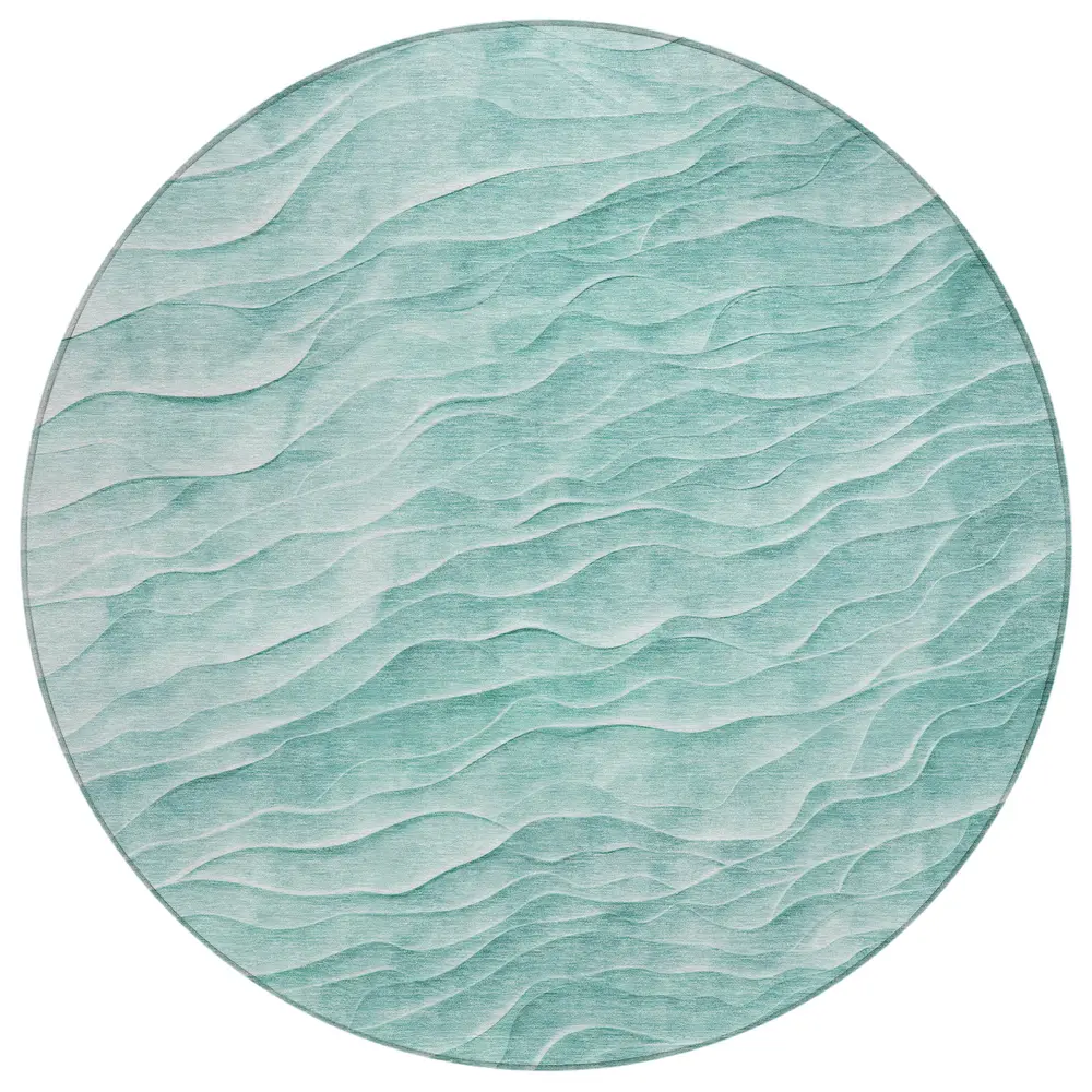 Chantille ACN1614 Aqua 8' x 8' Rug