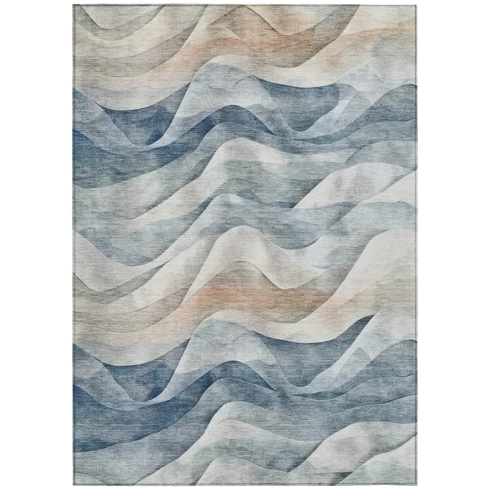 Chantille ACN1620 Blue 3' x 5' Rug