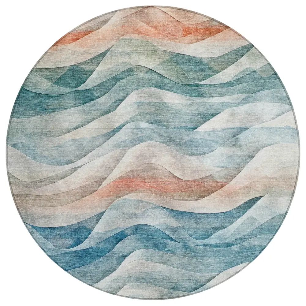 Chantille ACN1623 Teal 8' x 8' Rug