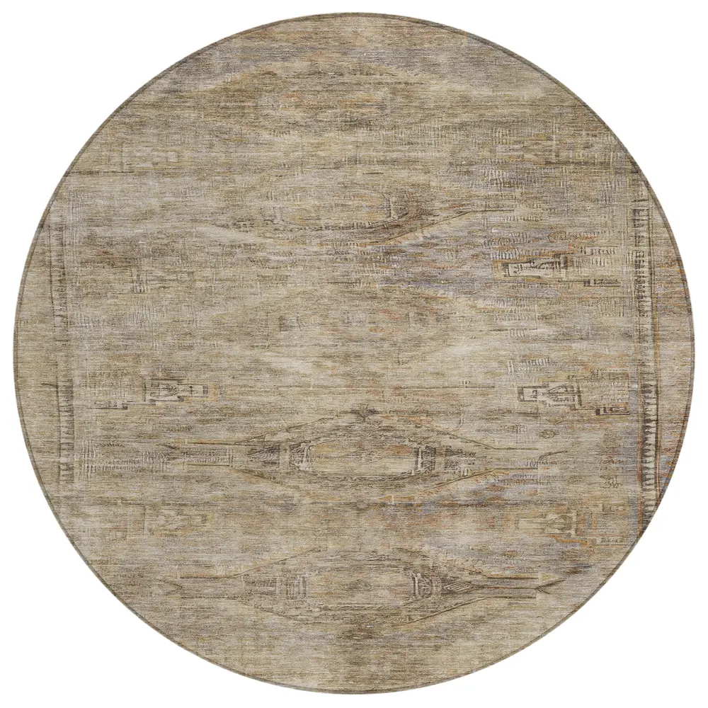 Chantille ACN1631 Brown 8' x 8' Rug