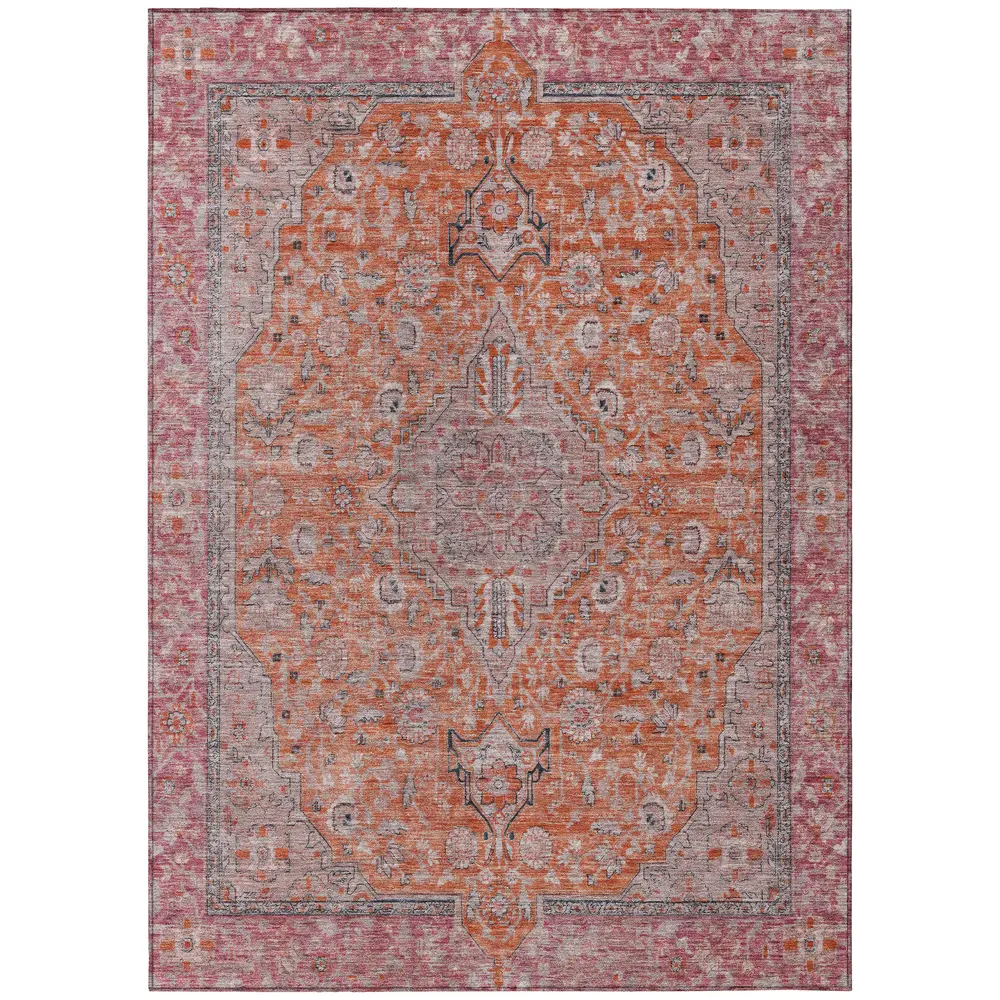 Chantille ACN1651 Orange 5' x 7'6