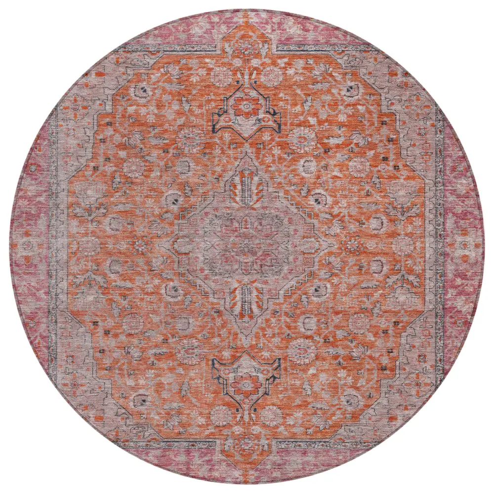 Chantille ACN1651 Orange 8' x 8' Rug