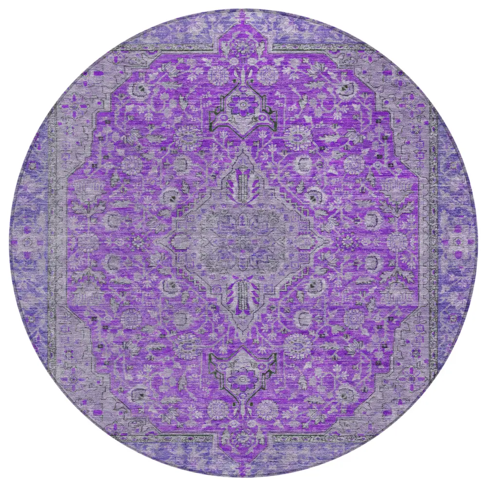 Chantille ACN1651 Purple 8' x 8' Rug