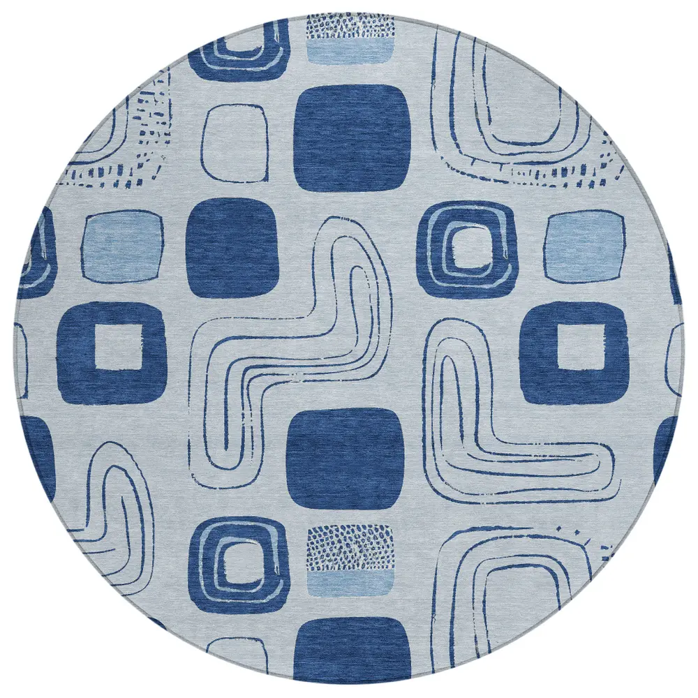 Chantille ACN1670 Blue 8' x 8' Rug