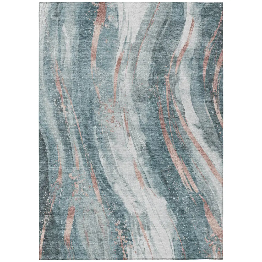 Chantille ACN1676 Teal 3' x 5' Rug