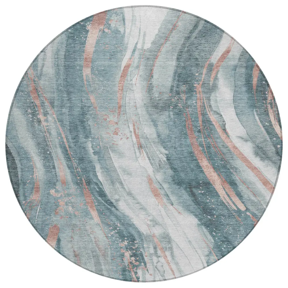 Chantille ACN1676 Teal 8' x 8' Rug