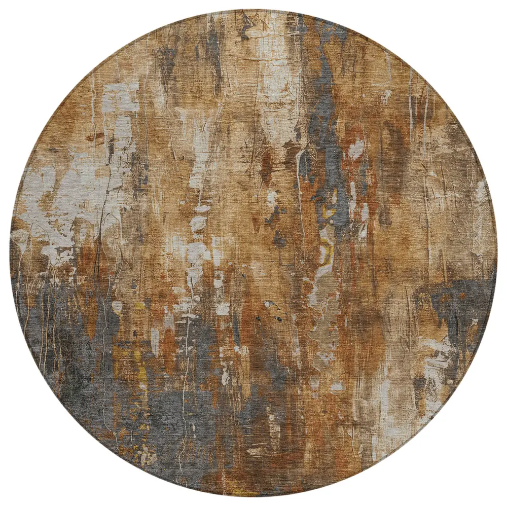 Chantille ACN1683 Rust 8' x 8' Rug