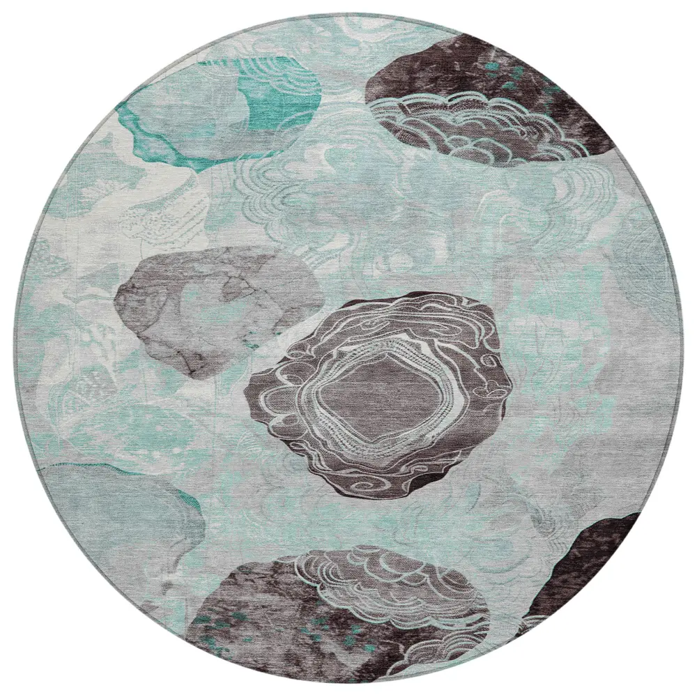 Chantille ACN1686 Teal 8' x 8' Rug