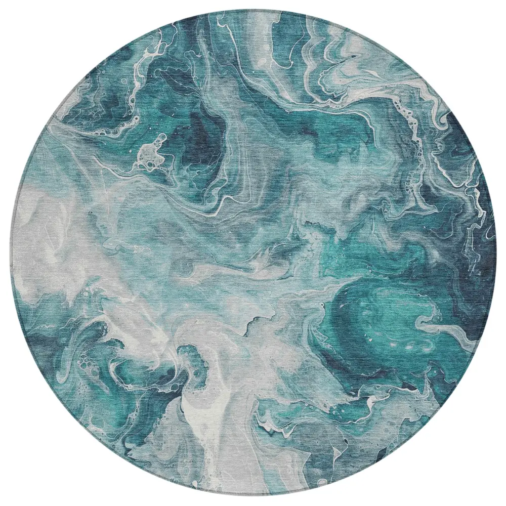 Chantille ACN1687 Teal 8' x 8' Rug