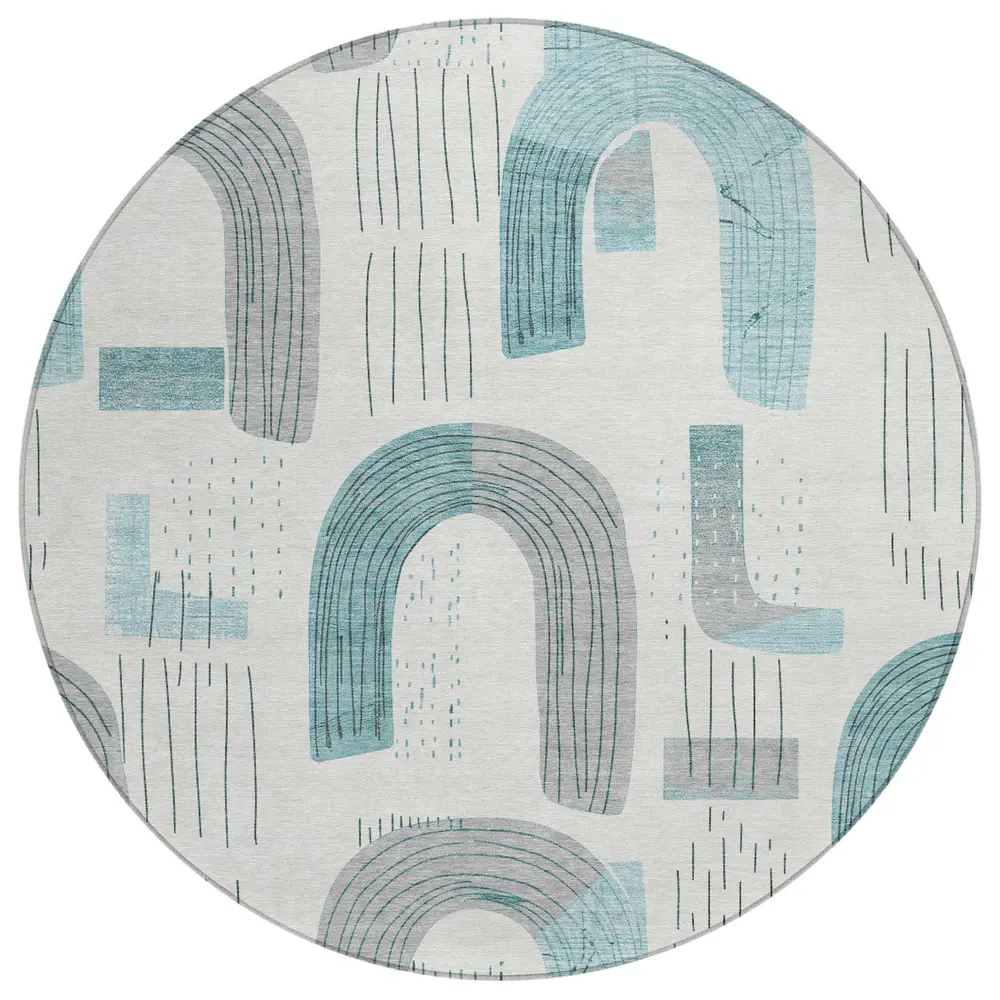 Chantille ACN1698 Teal 8' x 8' Rug