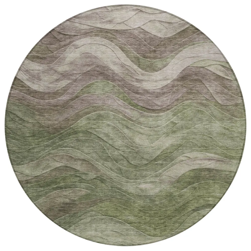 Chantille ACN1700 Green 8' x 8' Rug