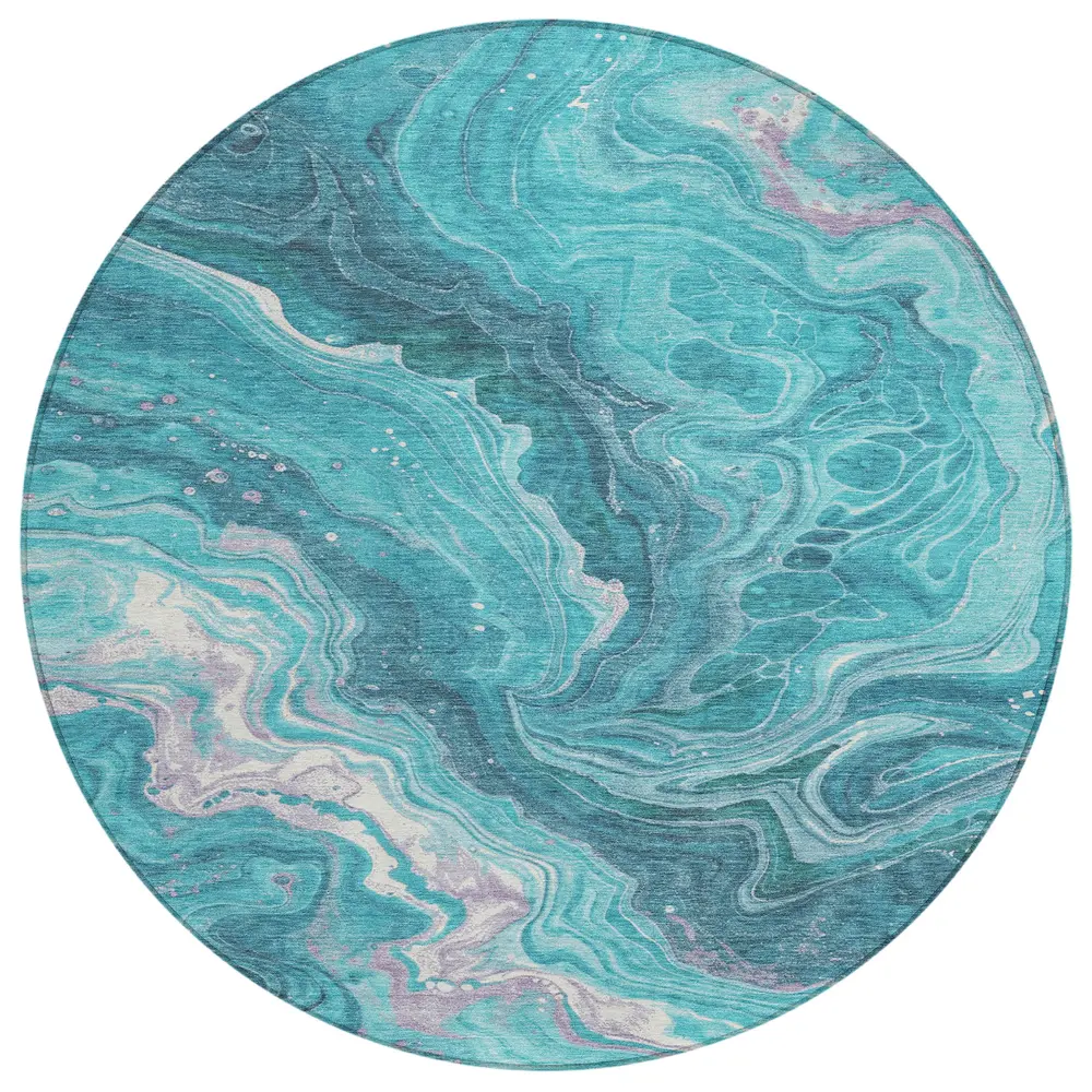 Chantille ACN1701 Teal 8' x 8' Rug