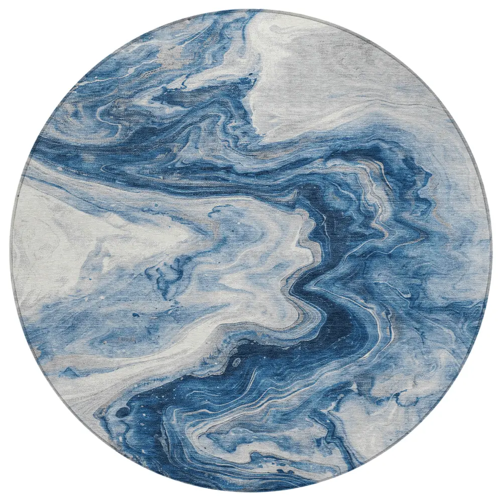 Chantille ACN1706 Navy 8' x 8' Rug