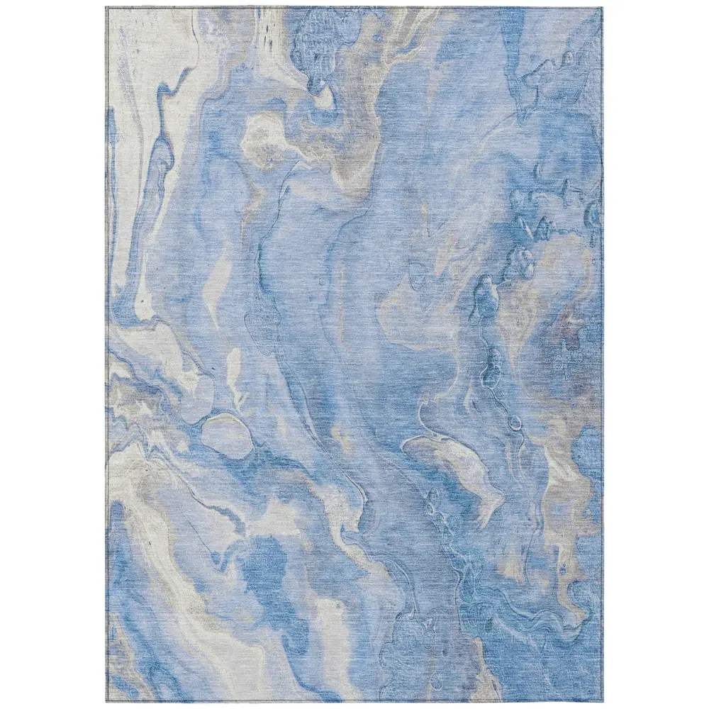 Chantille ACN1707 Blue 5' x 7'6