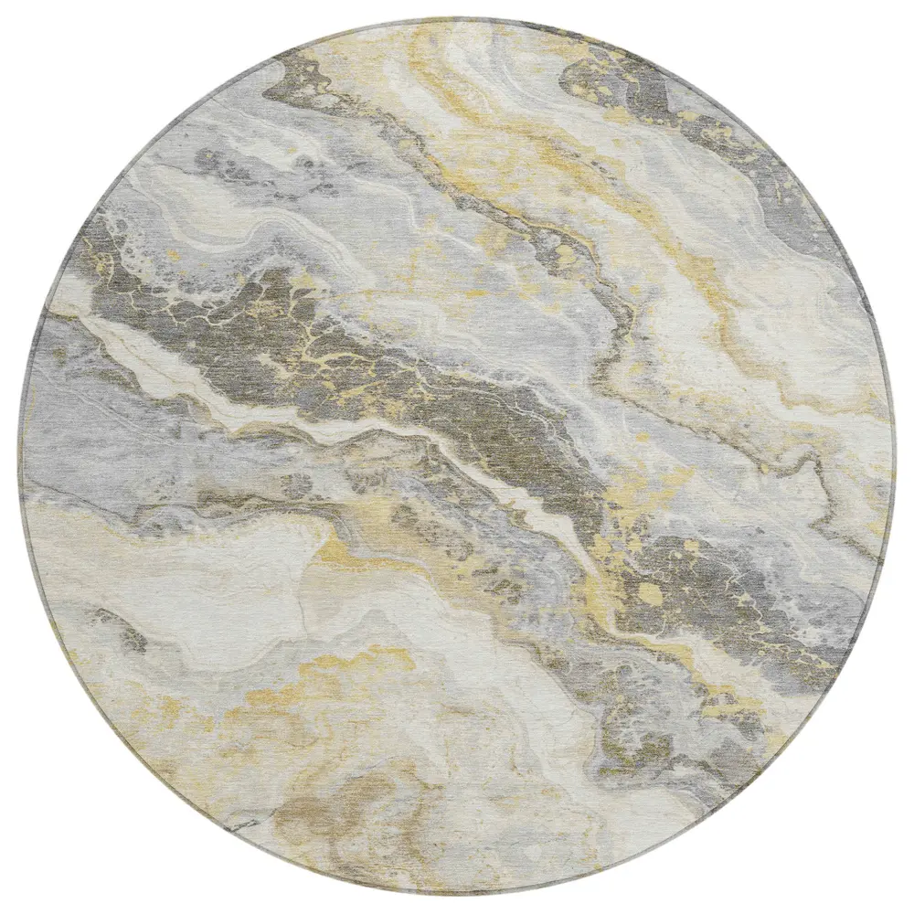 Chantille ACN1709 Gold 8' x 8' Rug